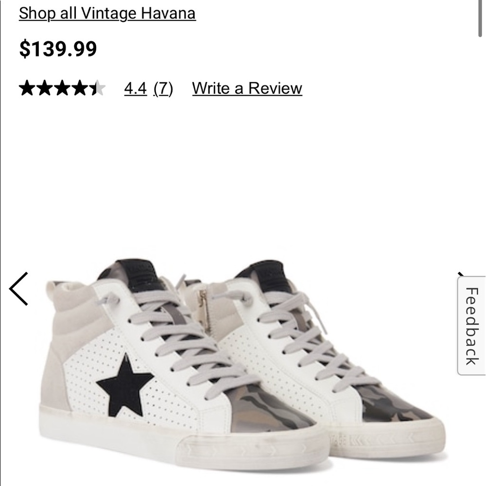 VINTAGE HAVANA HIGH TOP SNEAKERS WORN ONCE